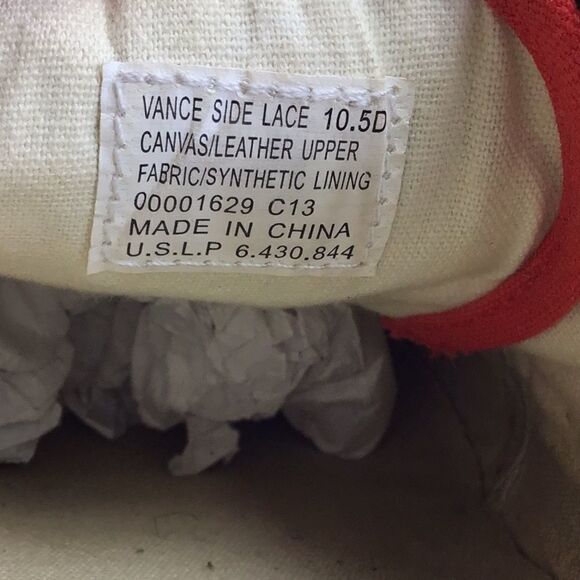 Polo Ralph Lauren Red Lace Up Deck Boat Shoes - Picture 12 of 12